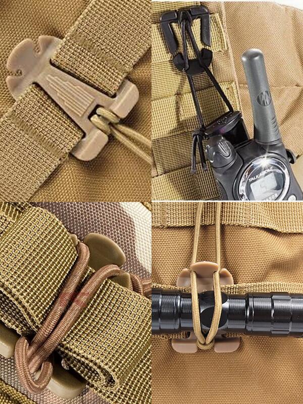 【山道具屋】Web Dominator 軍版多用途 EDC Molle 彈力繩扣/水袋夾/登山杖織帶扣/ITW規格