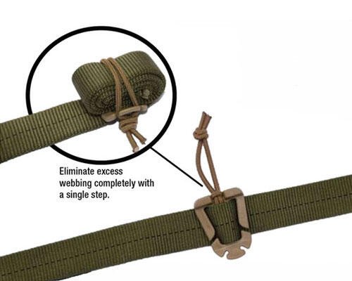 【山道具屋】Web Dominator 軍版多用途 EDC Molle 彈力繩扣/水袋夾/登山杖織帶扣/ITW規格