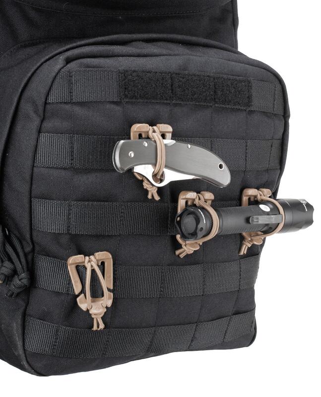 【山道具屋】Web Dominator 軍版多用途 EDC Molle 彈力繩扣/水袋夾/登山杖織帶扣/ITW規格