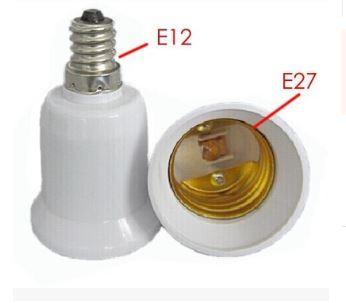 「麗利」 E12轉E27 轉換燈頭 轉換燈座 燈頭轉換器110V-220V