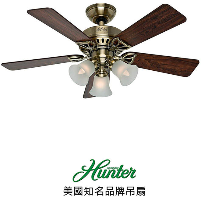 [Top Fan] Hunter Beacon Hill 42英吋吊扇附燈(53078)古銅色 適用於110V電壓