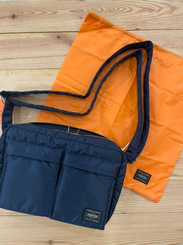 日本吉田PORTER TANKER 鉄紺藍IRONBLUE SHOULDER BAG斜肩背包