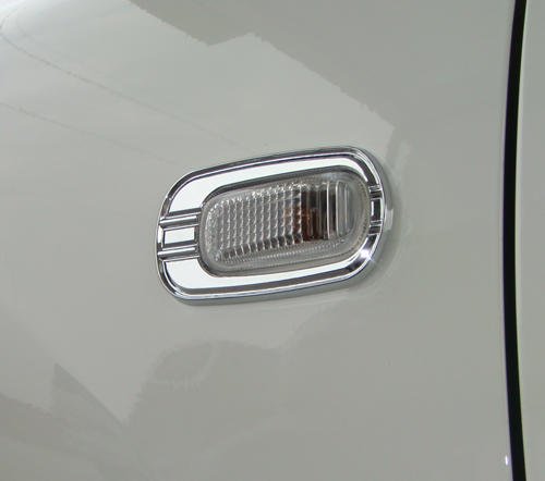 圓夢工廠 Honda 本田 Civic 8代 K12 2006~2012 改裝 鍍鉻銀 側燈框 飾貼 方向燈框