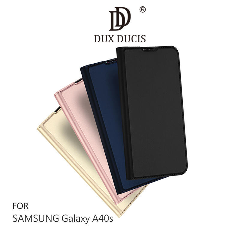 --庫米--DUX DUCIS SAMSUNG Galaxy A40s 奢華簡約側翻皮套 可站立 可插卡 保護套
