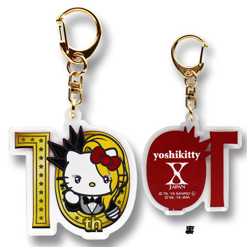 代訂 X JAPAN yoshikitty 10週年 2019 壓克力吊飾