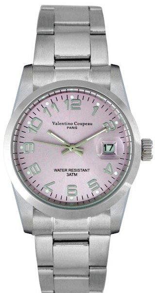 (六四三精品)Valentino coupeau(真品)(全不銹鋼)精準男錶(附保証卡)12168SM-23