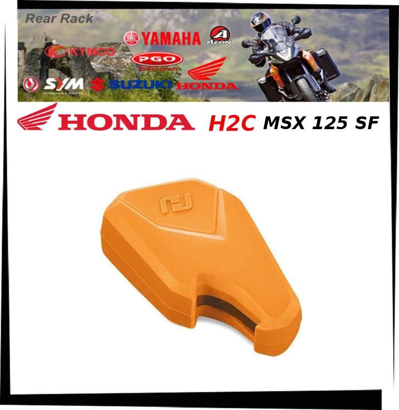 【TL機車雜貨店】HONDA MSX125 SF H2C 原廠鑰匙矽膠套 橘色