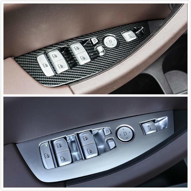 BMW G01 G02 X3 X4 窗戶 碳纖 碳纖維 卡夢 中控 按鍵 面板 保護  鍍鉻銀 內飾 