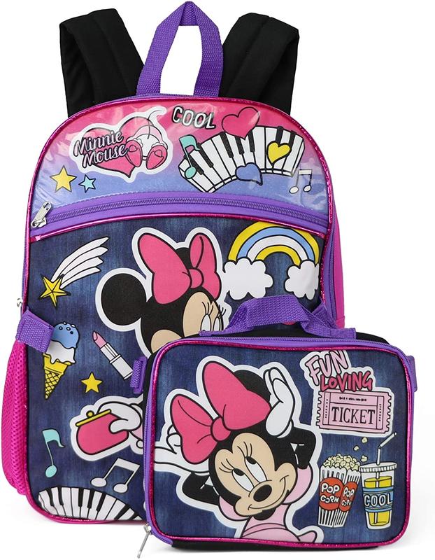 預購 美國帶回 Disney Minnie Mouse 迪士尼米妮 歡樂 蝴蝶結 後背包 午餐袋 書包 旅遊包