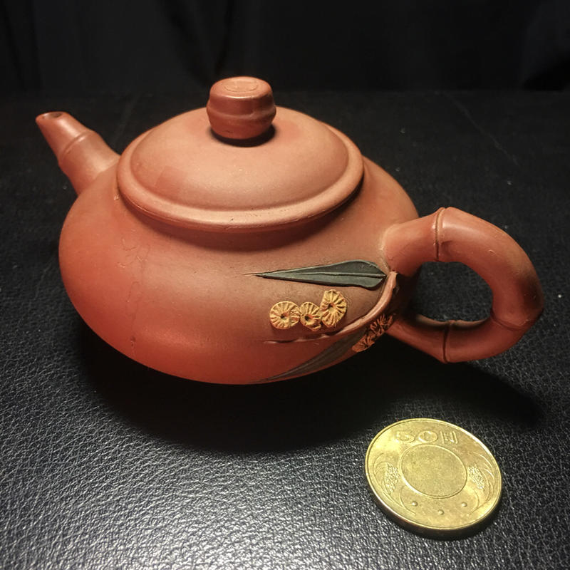 ［最低價]  竹葉花造型茶壺 泡茶 器皿 勿直接下標詳看說明