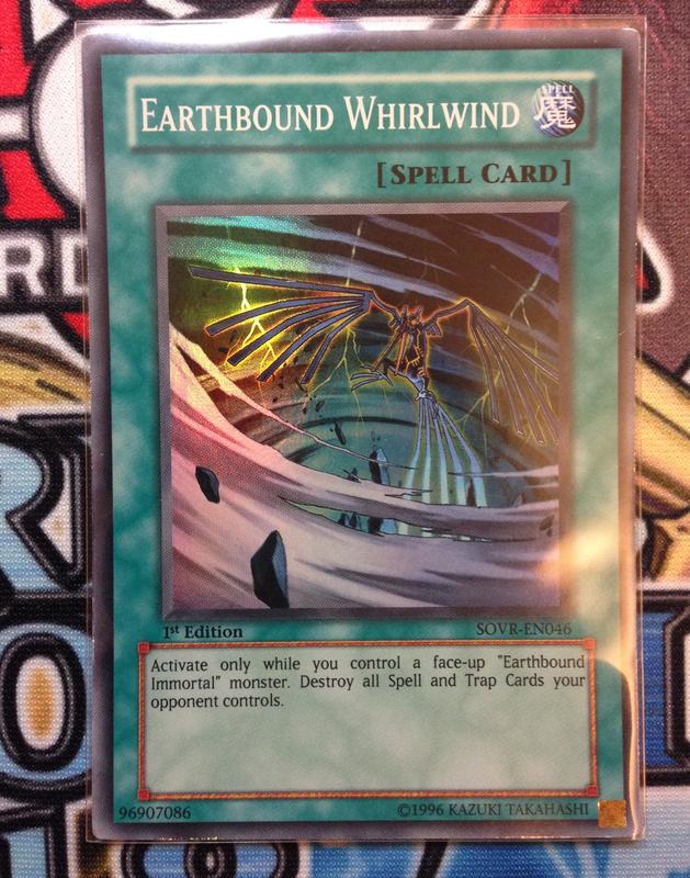 遊戲王 英美一刷 Earthbound Whirlwind  SOVR-EN046