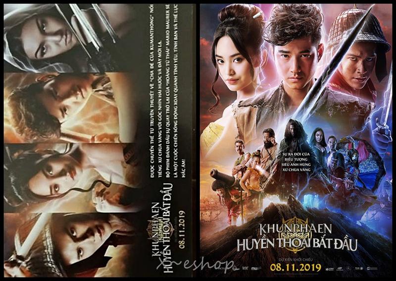 泰國電影-龔席立[坤潘傳奇]阿南達-越南電影宣傳小海報2019