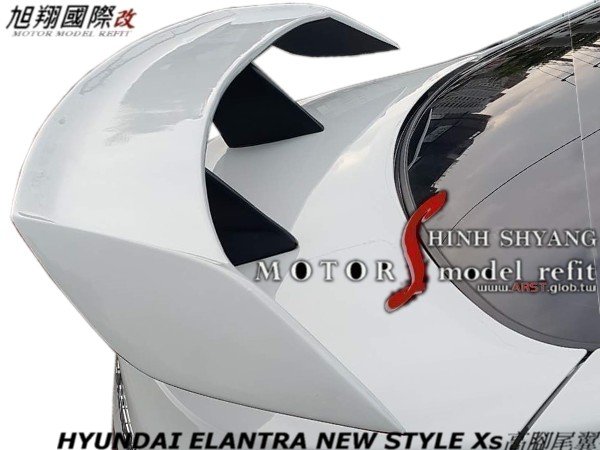 HYUNDAI ELANTRA NEW STYLE Xs高腳尾翼空力套件12-14