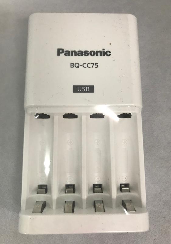 "電筒魔"  Panasonic BQ-CC75 AA /AAA電池 自動斷電 USB 快充充電器