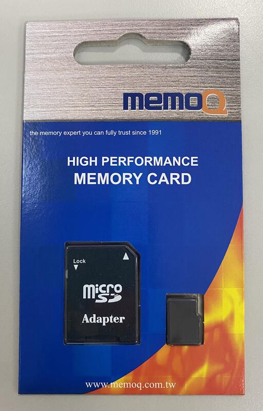 現貨【memoq】2G microSD  SDHC ,附轉接卡,吊卡包裝,保固兩年
