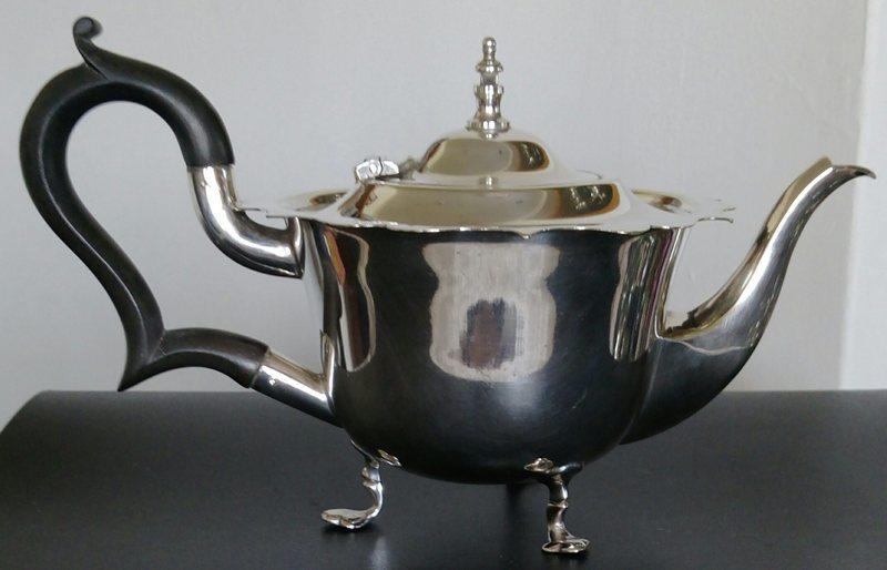 27 高級英國精美鍍銀壺 vintage epns stamped circur 1940s tea pot