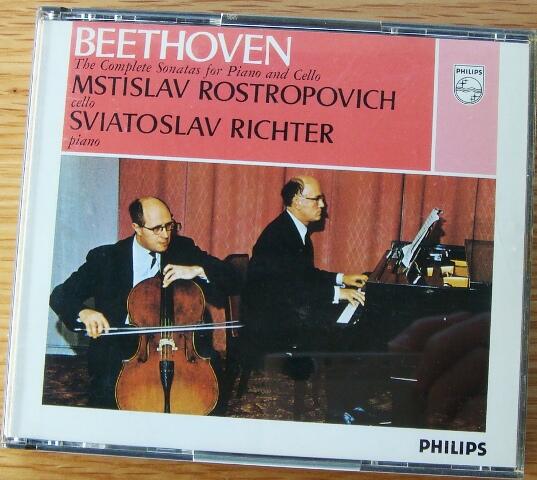 紅標 Philips 24bit Beethoven Sonatas for Piano & Cello 2CD