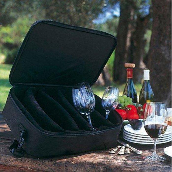 Riedel 玻璃酒杯 旅行保護袋 專用酒杯背包 紅酒杯袋 紅酒提袋 酒杯專用收納袋 5000-00