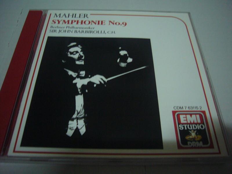 企鵝評鑑三星 馬勒:第九號交響曲 巴比羅里1989西德SONOPRESS首版無IFPI