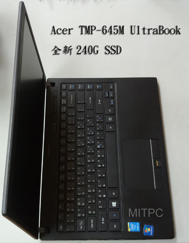 MITPC*acer宏碁 TravelMate 輕薄筆電 送羅技無線滑鼠14.1" TMP-645M UltraBook