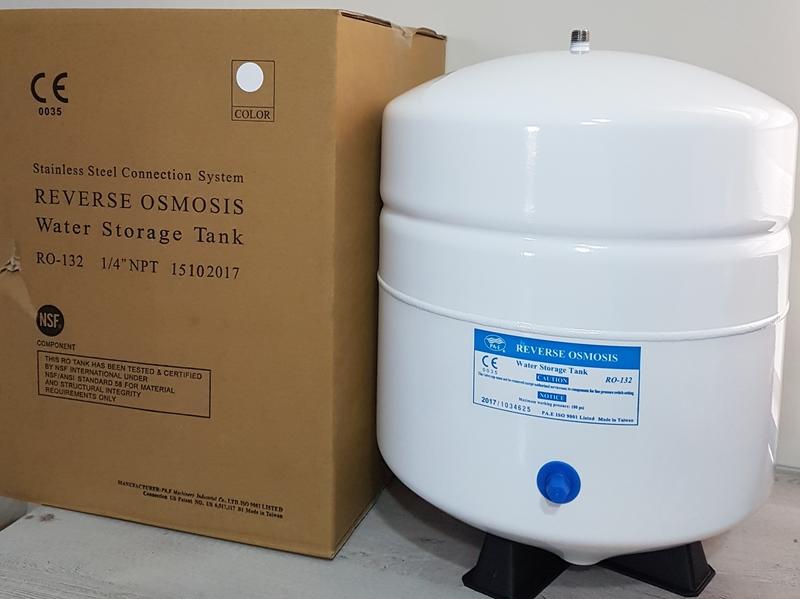 壓力桶（RO-132）(3.2加侖)含2分球閥NSF認證台灣製造含運(淨水器.RO逆滲透.飲水機蓄水桶用)