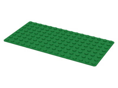 樂高 綠色 底板 Lego Baseplate 8 x 16, green 3865