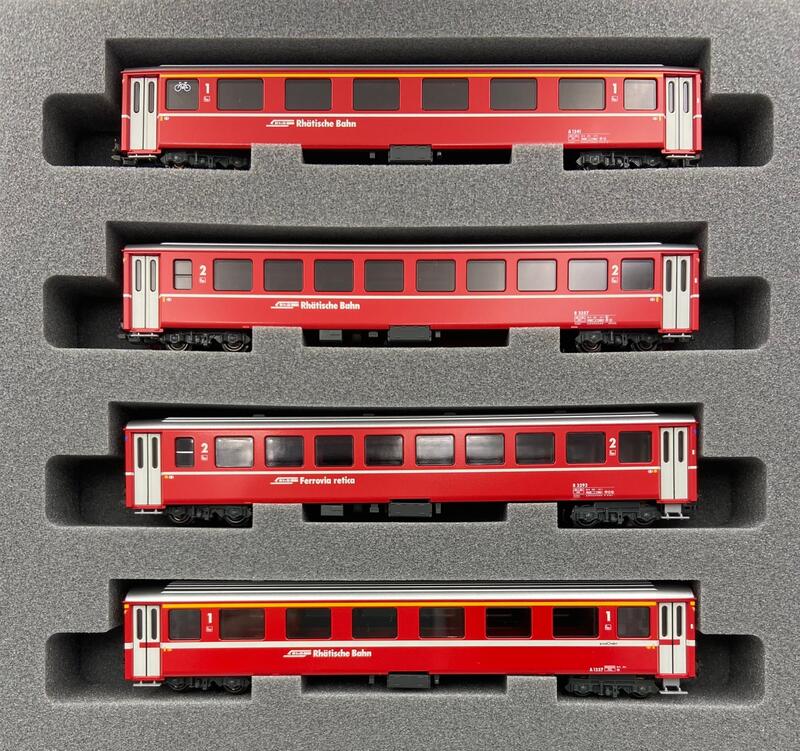 MJ 預購中 Kato 10-1414 N規 瑞士紅色冰河列車EW1增節組.4輛