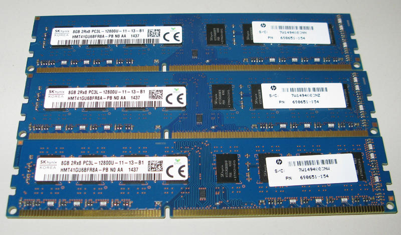 【Monster】 SK hynix 8GB PC3L-12800U 1600 低電壓 桌上型記憶體