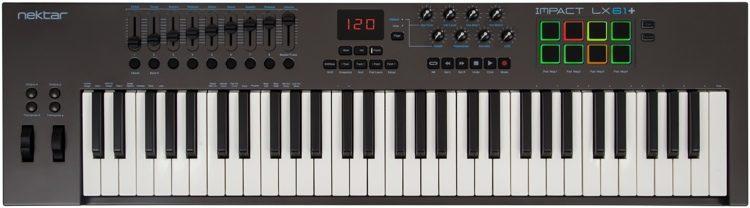 【又昇樂器】Nektar Impact LX61+ 第二代 最佳編曲主控鍵盤 錄音 MIDI 鍵盤