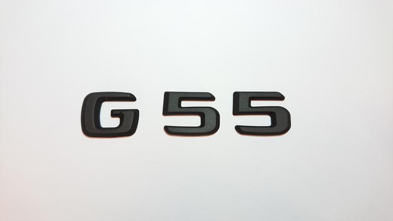 圓夢工廠 Benz 賓士 08~on G class W463 G55 超質感 改裝消光黑 後車箱字貼 字標 同原廠字款