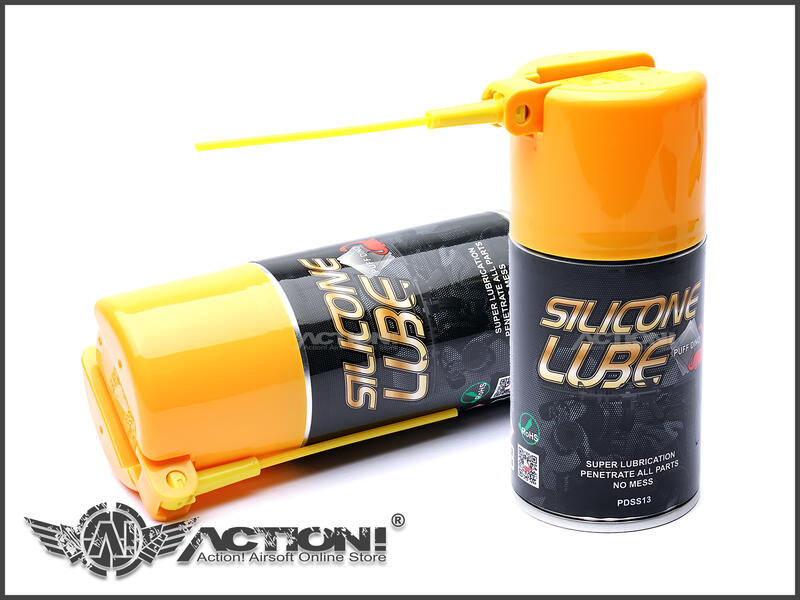 【Action!】現貨）恐龍 - 噴霧式矽油 (高粘度) 潤滑油 130ml小瓶裝 BB槍 GBB瓦斯槍 保養 維修