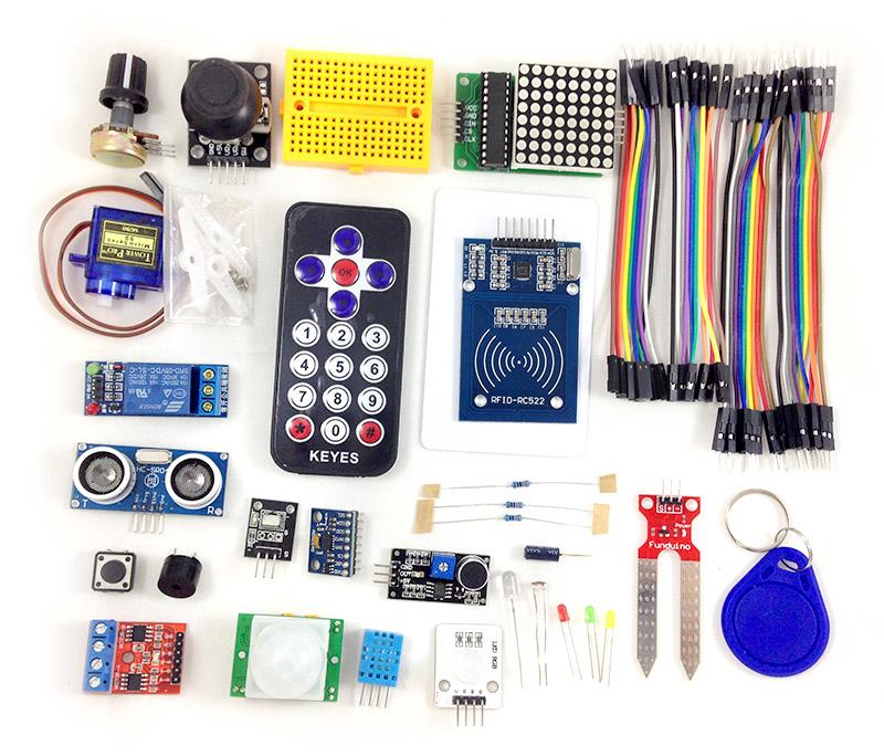 Webduino 豪華套件包 ( 電子材料包、支援 Arduino 的電子零件與傳感器 )