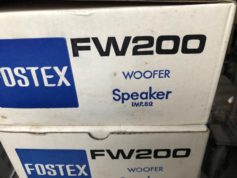 [Trigger]一對]Fostex FW200 8吋低音喇叭