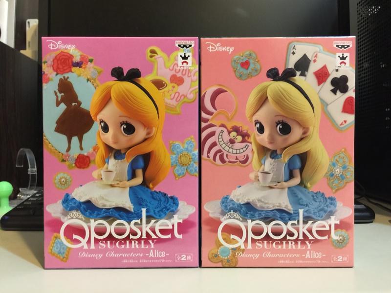 日版 景品 Q-POSKET 迪士尼 愛麗絲 下午茶 Sugirly 一般色+異色 兩款一套 非 POP ZERO
