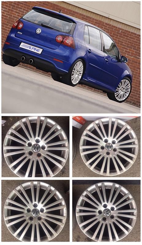 [已售出] VW Golf R32 MK5 18吋 原廠鋁圈(GTI 可參考） | 露天市集 | 全台最大的網路購物市集