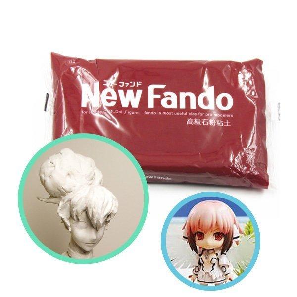 New Fando高级石粉黏土日本進口ladoll白色灰色專用漫畫少女Q版公仔人偶