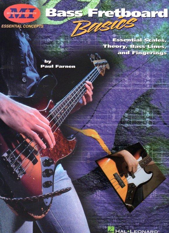 [ 反拍樂器 ] MI系列教材Bass Fretboard Basics 貝斯Bass教材 附CD (免運費)