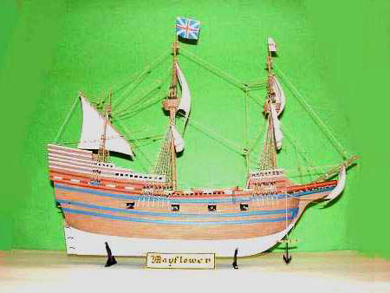 Trumpeter 小號手1/60 英國五月花號Mayflower 帆船商船組裝模型01201 