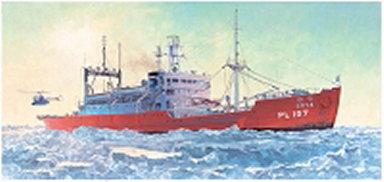 GUNZE 郡是產業 CS-613 日本南極觀測船 三色 白、橘、紅 半消光 色料組