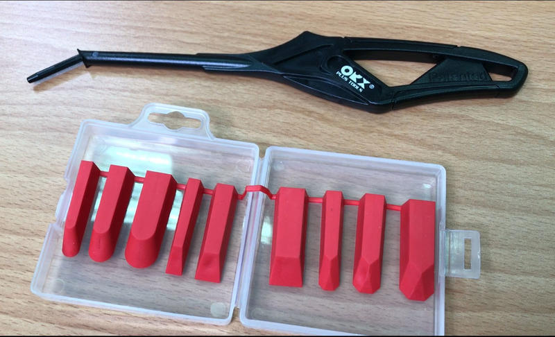 【美德工具】台灣製ORX pw151 矽利康縫隙刮刀 矽力康抹刀 填縫膠 工具 整平玻璃膠 矽膠