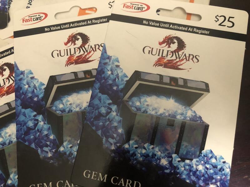 GW2 激戰 2 Guild Wars 2 商城點數寶石 Gem Card 25 USD