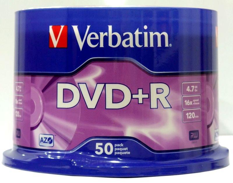 Verbatim 藍鳳凰 16X DVD+R / (50入布丁桶裝) 50片300元 / 出清特價~~