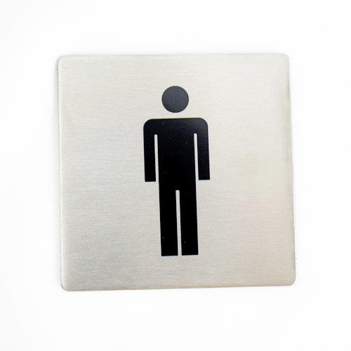 《歐型精品館》時尚精品 德國 ZACK-男廁Logo 18-10(316)不鏽鋼