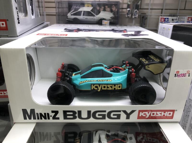 偉立模型 KYOSHO MINI-Z Buggy套裝組 迷你鬼王INFERNO MP9(32091EGBK)