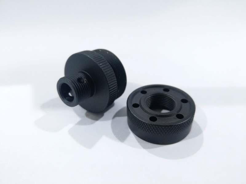 RST紅星- VSR10 CNC鋁合金 多功能14mm逆牙滅音器轉接頭，兼具汽缸頭拆卸工具 MPL-VSA2