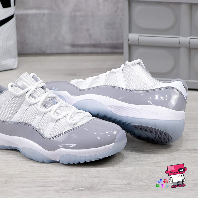 球鞋補習班NIKE AIR JORDAN 11 RETRO LOW 灰白灰水泥冰底低筒