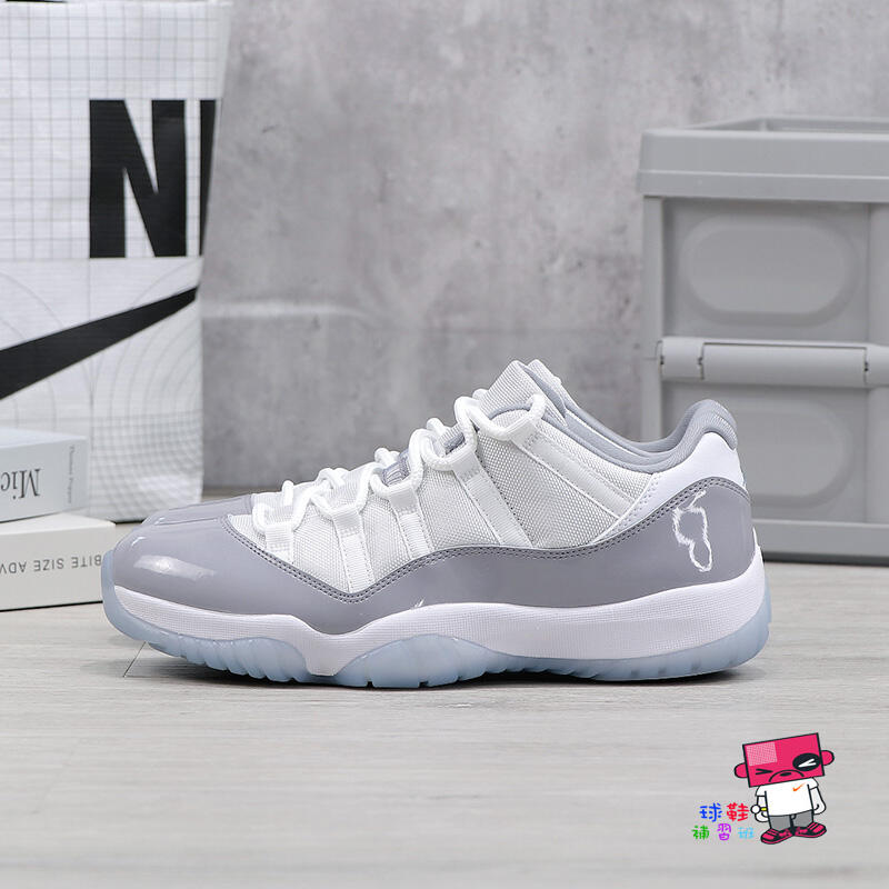 球鞋補習班NIKE AIR JORDAN 11 RETRO LOW 灰白灰水泥冰底低筒男AV2187