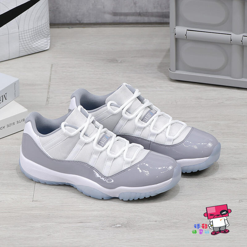 球鞋補習班NIKE AIR JORDAN 11 RETRO LOW 灰白灰水泥冰底低筒男AV2187