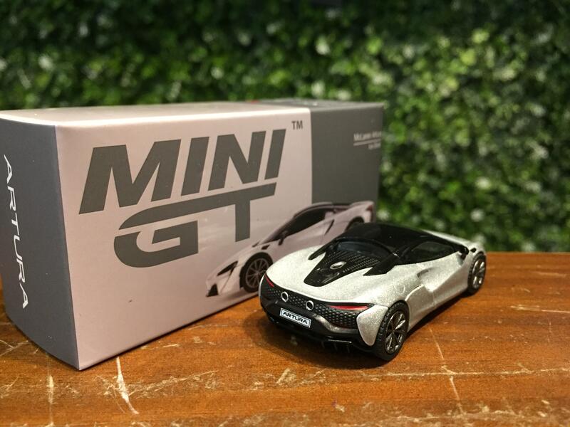 McLaren Artura (RHD) in Ice Silver | Mini GT Collectible