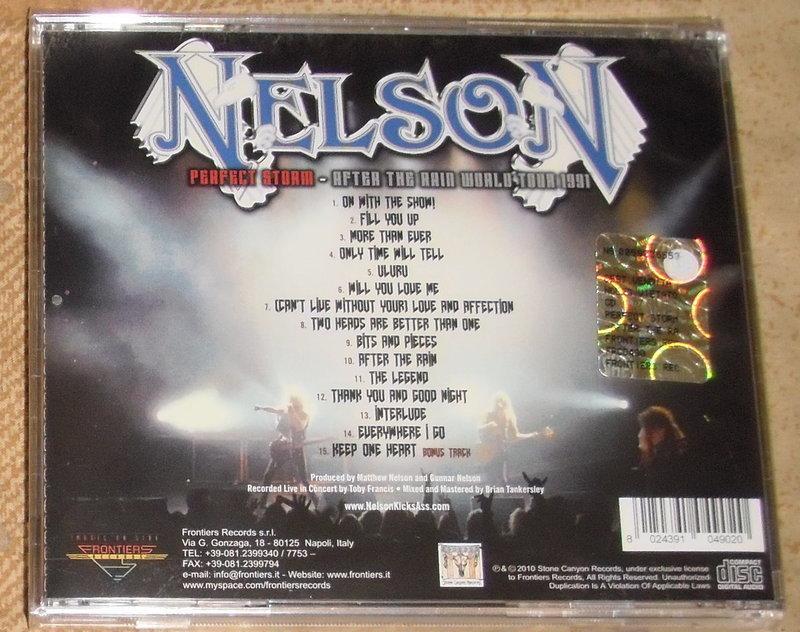 Nelson Perfect Storm - After The Rain World Tour 1991(全新歐版